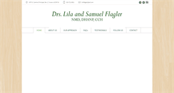 Desktop Screenshot of drflagler.com